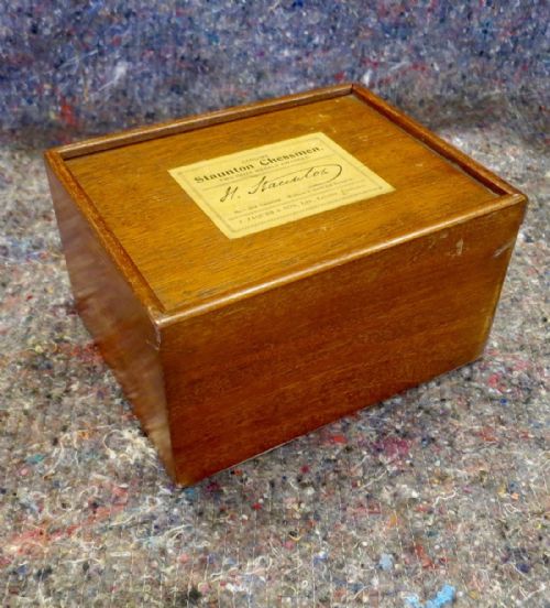 Victorian Boxwood & Ebony  Jaques "Staunton" Chess Set