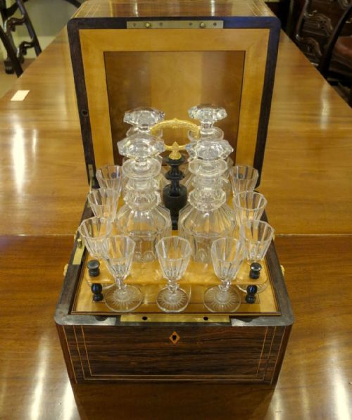 Fine Decanter Box : Full Set of Decanters & 12 Glasses