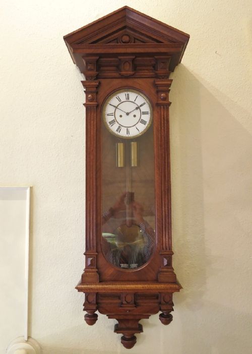 Striking Walnut Vienna Regulator by Lenzkirch