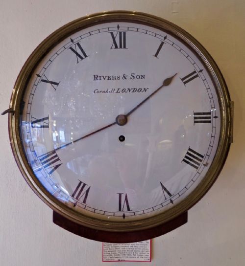 Early 19th Century Mahogany Wall Clock