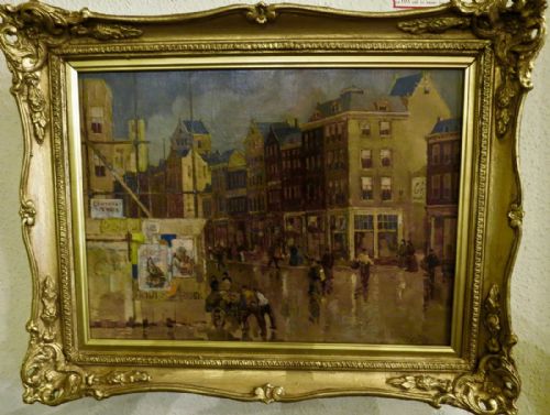 An Interesting Dutch Oil Painting on Canvas