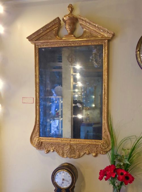 George II Carved Giltwood Pier Mirror