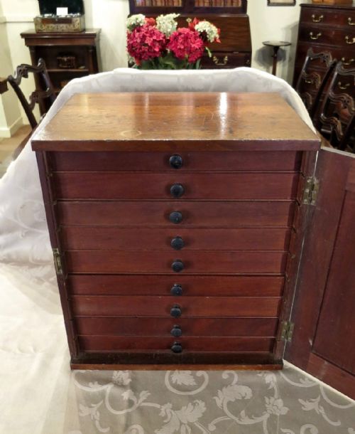 Rare Large Cabinet Full of Mineral Specimens