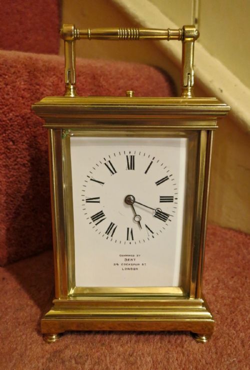 fig 1. RARE 5-MINUTE REPEATING CARRIAGE CLOCK