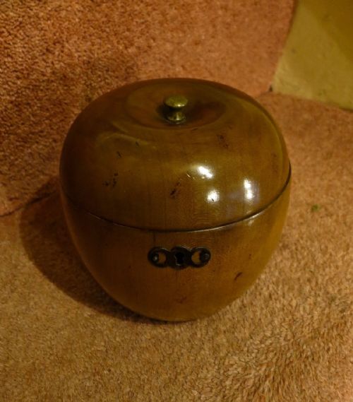 Good Early 19th Century "Apple" Tea Caddy