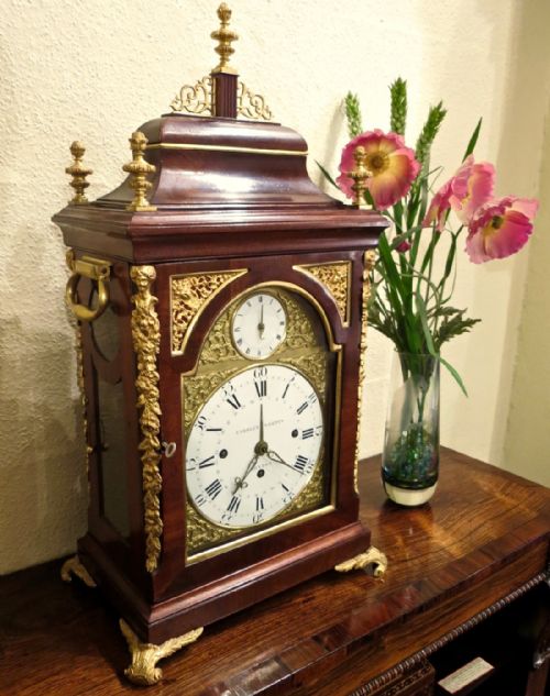 3-Train Bracket Clock by Eardley Norton
