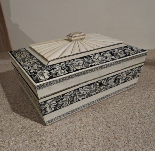Fully Fitted Vizagapatam Sewing Box