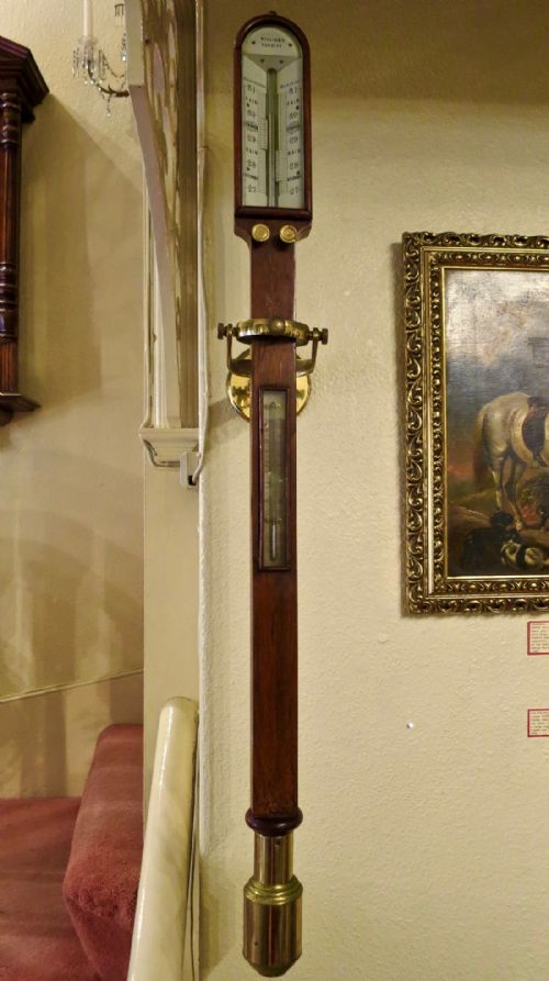Rosewood Marine Stick Barometer