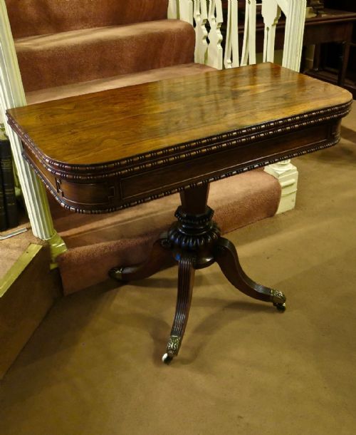 A Superb  Card Table by Gillows of Lancaster