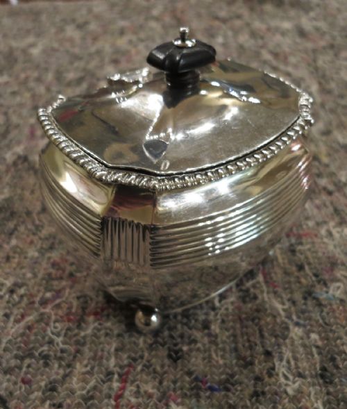 Victorian Hallmarked Silver Tea Caddy