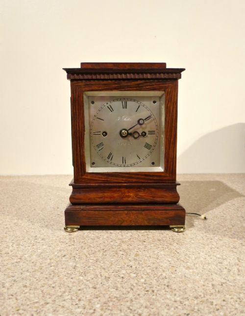 fig 1. VERY SMALL TWIN FUSEE FOUR-GLASS CLOCK