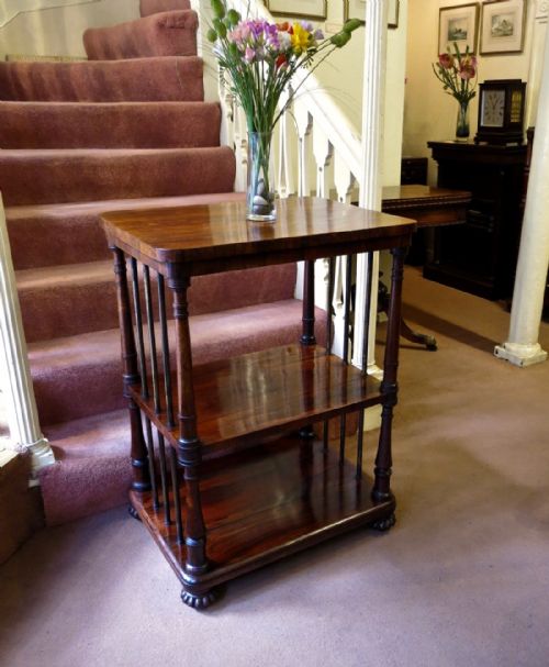 Gillows: A Fine Rosewood Whatnot or Etagere
