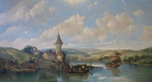 A.h.vickers: Continental Oil on Canvas