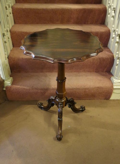 Mid-victorian Rosewood Occasional Table