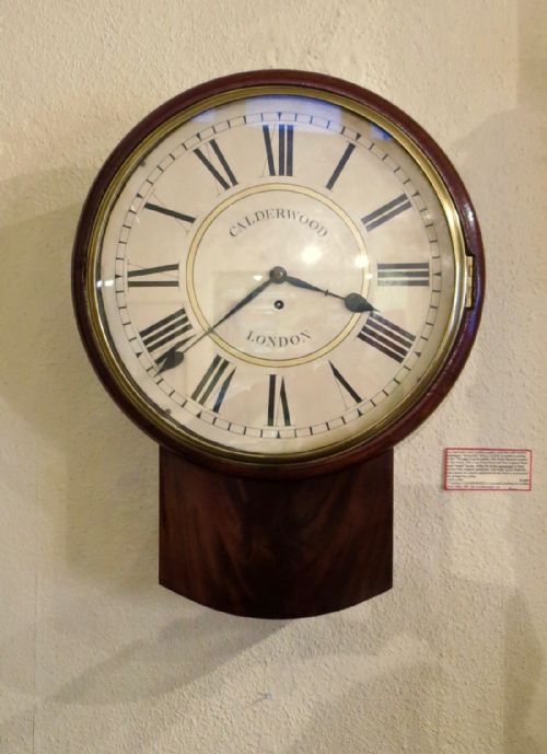 Large 8-Day Fusee "Drop-dial" Wall Clock