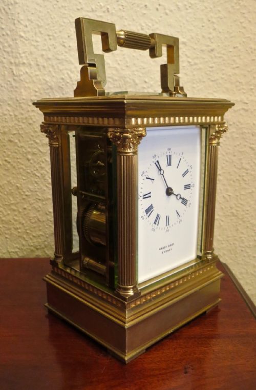 Large French Repeating Carriage Clock