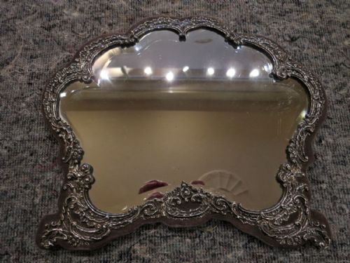 Late Victorian Silver Framed Easel Mirror