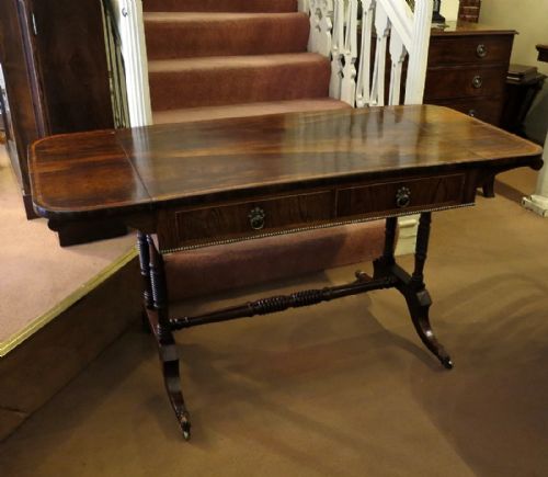 Fine Regency Rosewood Sofa Table