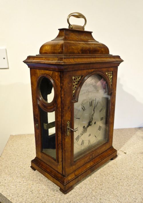 fig 1. LATE 18TH CENTURY WALNUT BRACKET CLOCK