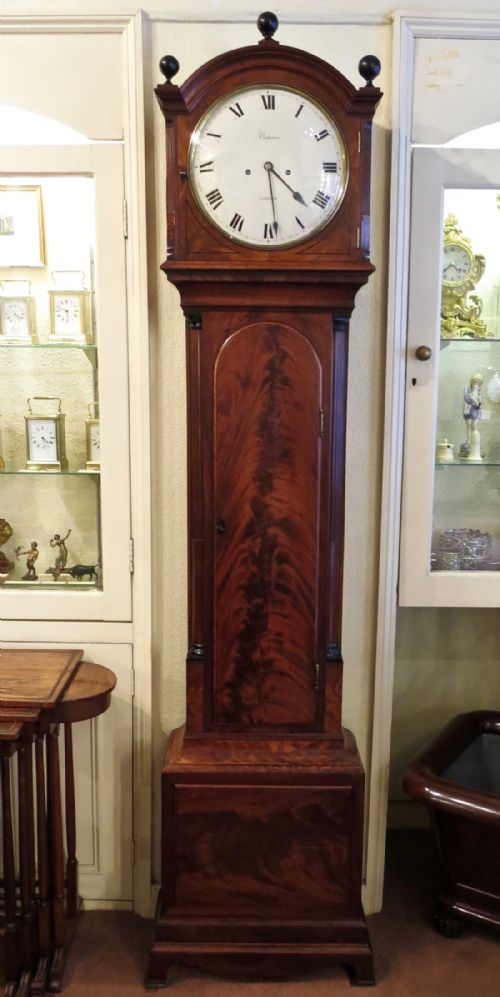 A Pretty and Small Mahogany Longcase Clock