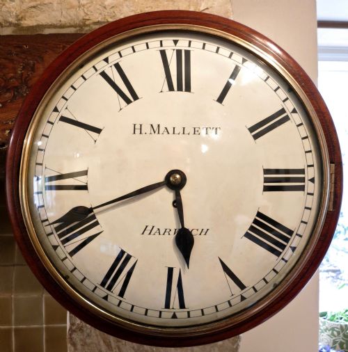 Large Impressive Convex Dial Wall Clock