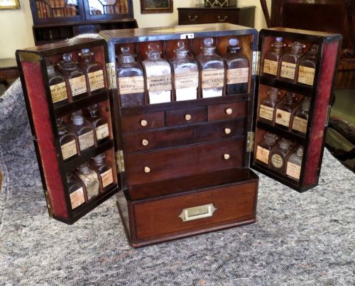 Very Large Fully Fitted Apothecary's Box