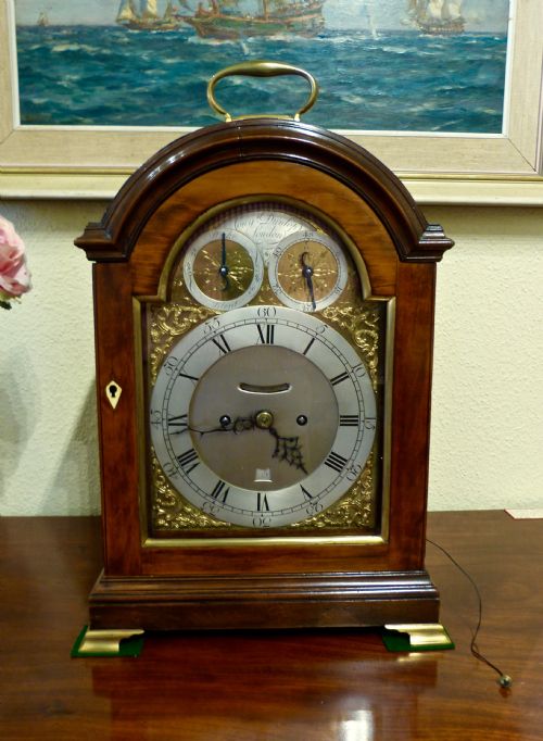 fig 1. VERGE BRACKET CLOCK BY CONYERS DUNLOP, LONDON