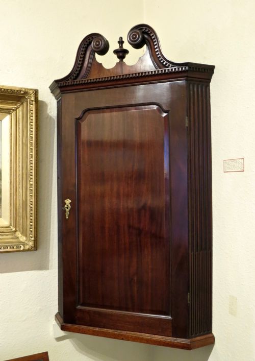 A Chippendale Period Corner Cabinet