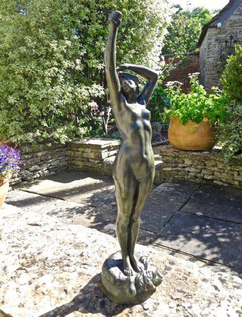 A. Calendi: A Large Bronze Nude Sculpture
