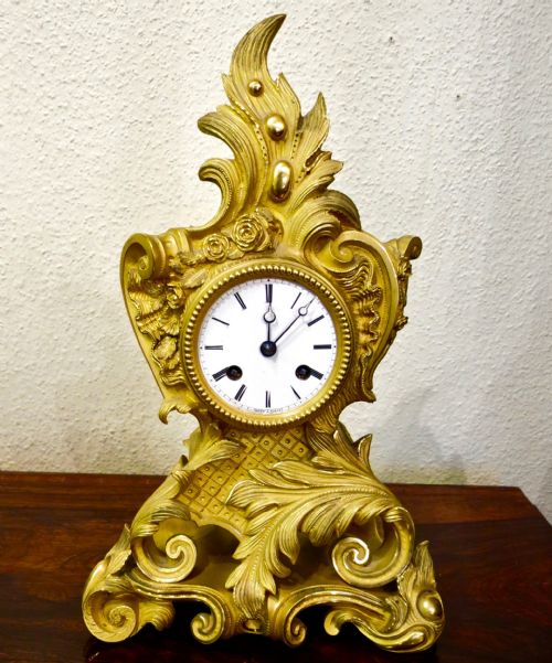 Good French Ormolu Mantle Clock