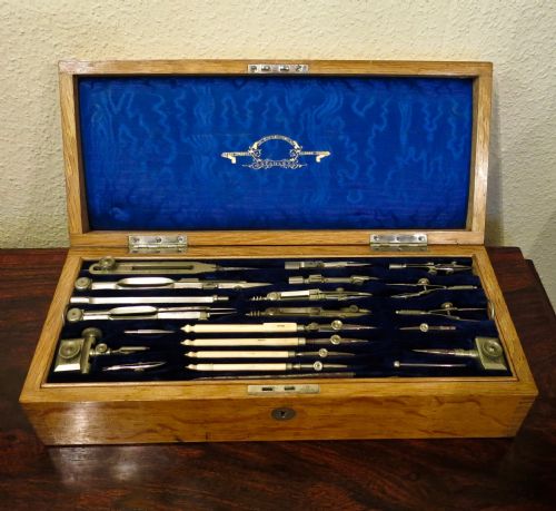 Large Box of  Drawing Implements
