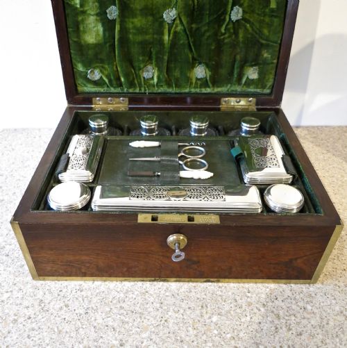 Unusual and Very Fine Fitted Jewellery Box