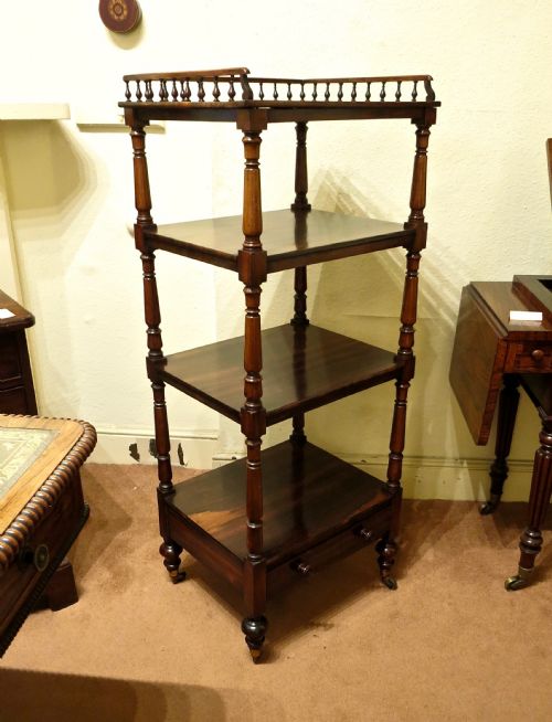 Gillows: Four-tier Whatnot or Etagere