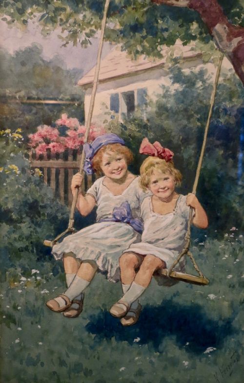 KARL FEIERTAG PAIR OF WATERCOLOURS - ADDITIONAL PHOTO 1