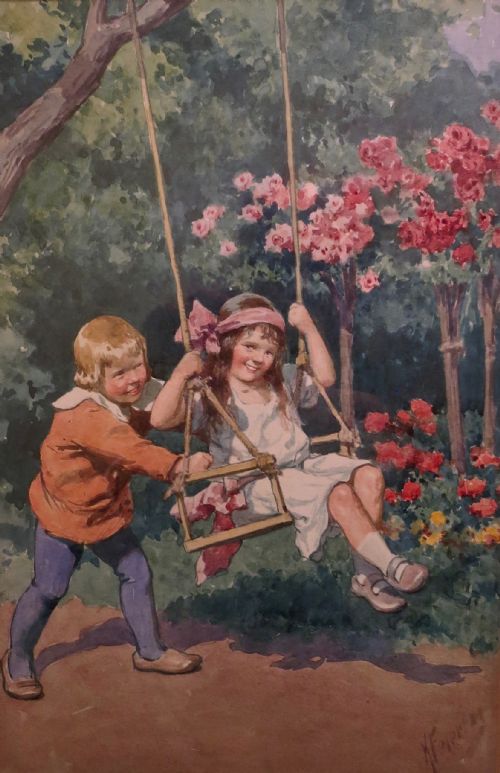 KARL FEIERTAG PAIR OF WATERCOLOURS - ADDITIONAL PHOTO 2