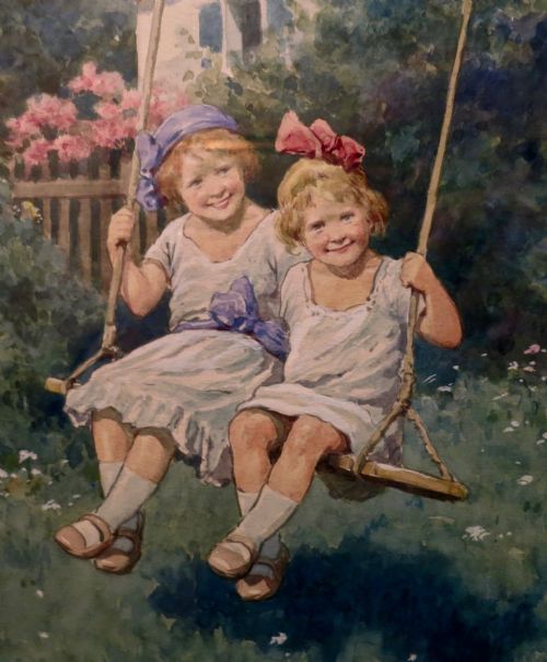 KARL FEIERTAG PAIR OF WATERCOLOURS - ADDITIONAL PHOTO 4
