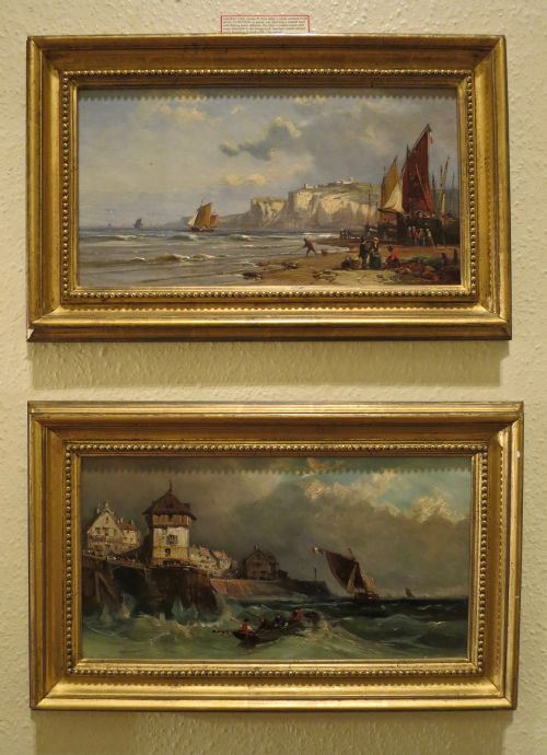 Attractive Pair of Marine Oil Paintings