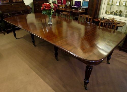 Large 12-Seat Dining Table by Gillows