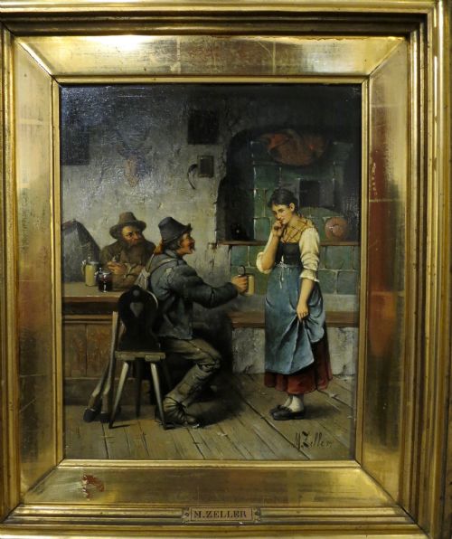 Continental Oil Painting on Panel