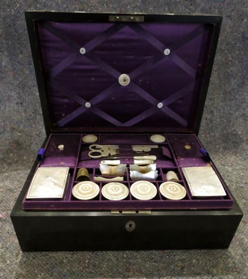 Beautifully Fitted Lady's Sewing Box