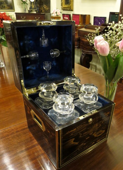 Large Decanter Box and Contents