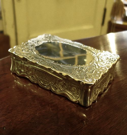 Large Silver Table-top Snuff Box