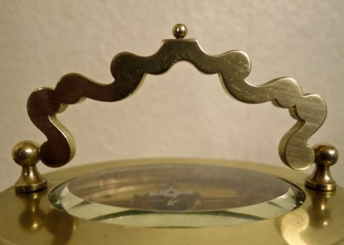 fig 1. GOOD FRENCH OVAL STRIKING CARRIAGE CLOCK
