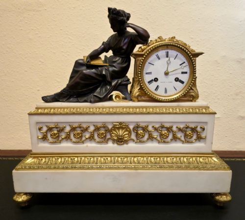 Impressive French Ormolu-mounted Mantel Clock