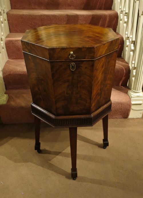 fig 1. CHIPPENDALE PERIOD GEORGE III WINE COOLER
