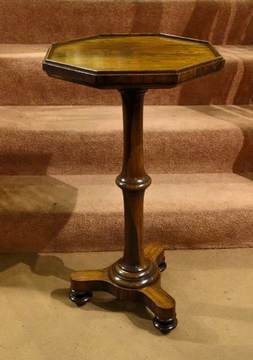 Good Early Victorian Rosewood Wine Table