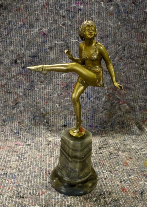 Art Deco Gilt Bronze Figure