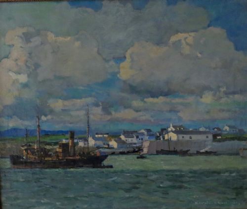 fig 1. N.SOTHEBY PITCHER: FINE MARINE OIL PAINTING