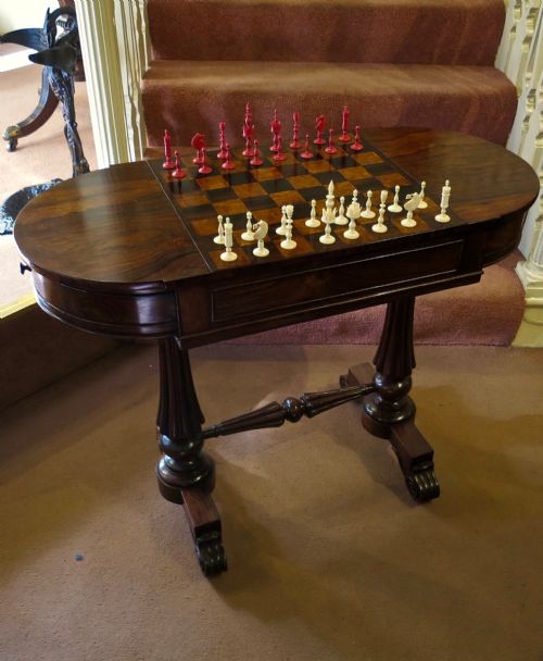 Regency Games; Sofa & Library Table