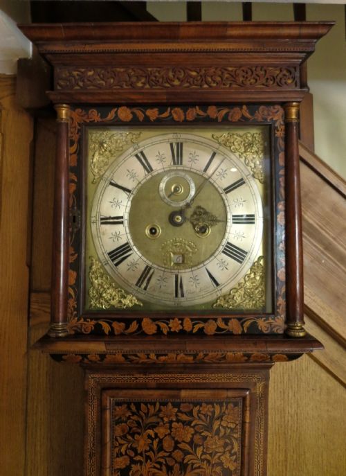 fig 1. LATE 17TH CENTURY MARQUETRY LONGCASE CLOCK
